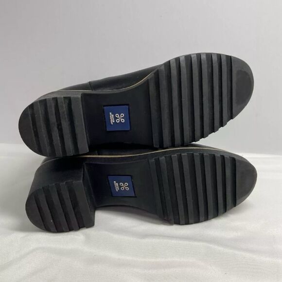 Caslon Joshua Lea Water Resistant Black Leather Chelsea Boot 6M - Picture 5 of 8